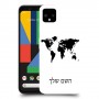 מפת העולם כיסוי מגן קשיח בעיצוב אישי עם השם שלך ל Google Pixel 4 XL יחידה אחת סקרין מובייל