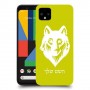 זאב כיסוי מגן קשיח בעיצוב אישי עם השם שלך ל Google Pixel 4 XL יחידה אחת סקרין מובייל