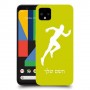 רץ כיסוי מגן קשיח בעיצוב אישי עם השם שלך ל Google Pixel 4 XL יחידה אחת סקרין מובייל