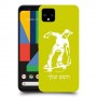 ילד סקייטבורד כיסוי מגן קשיח בעיצוב אישי עם השם שלך ל Google Pixel 4 XL יחידה אחת סקרין מובייל