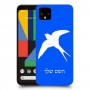 ציפור לבלוע כיסוי מגן קשיח בעיצוב אישי עם השם שלך ל Google Pixel 4 יחידה אחת סקרין מובייל