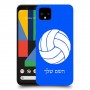 כדורעף - כדור כיסוי מגן קשיח בעיצוב אישי עם השם שלך ל Google Pixel 4 יחידה אחת סקרין מובייל