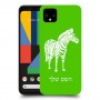 זברה כיסוי מגן קשיח בעיצוב אישי עם השם שלך ל Google Pixel 4 יחידה אחת סקרין מובייל