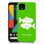 דגים כיסוי מגן קשיח בעיצוב אישי עם השם שלך ל Google Pixel 4 יחידה אחת סקרין מובייל