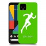 רץ כיסוי מגן קשיח בעיצוב אישי עם השם שלך ל Google Pixel 4 יחידה אחת סקרין מובייל