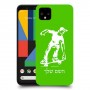 ילד סקייטבורד כיסוי מגן קשיח בעיצוב אישי עם השם שלך ל Google Pixel 4 יחידה אחת סקרין מובייל
