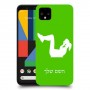 אימון ספורט - אישה כיסוי מגן קשיח בעיצוב אישי עם השם שלך ל Google Pixel 4 יחידה אחת סקרין מובייל