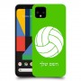 כדורעף - כדור כיסוי מגן קשיח בעיצוב אישי עם השם שלך ל Google Pixel 4 יחידה אחת סקרין מובייל