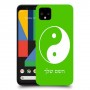סמל יינג יאנג - סין כיסוי מגן קשיח בעיצוב אישי עם השם שלך ל Google Pixel 4 יחידה אחת סקרין מובייל