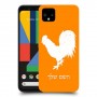 תרנגול כיסוי מגן קשיח בעיצוב אישי עם השם שלך ל Google Pixel 4 יחידה אחת סקרין מובייל