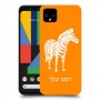 זברה כיסוי מגן קשיח בעיצוב אישי עם השם שלך ל Google Pixel 4 יחידה אחת סקרין מובייל