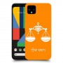 מאזניים כיסוי מגן קשיח בעיצוב אישי עם השם שלך ל Google Pixel 4 יחידה אחת סקרין מובייל