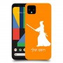 סמוראי כיסוי מגן קשיח בעיצוב אישי עם השם שלך ל Google Pixel 4 יחידה אחת סקרין מובייל