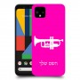 חצוצרה כיסוי מגן קשיח בעיצוב אישי עם השם שלך ל Google Pixel 4 יחידה אחת סקרין מובייל