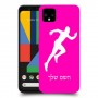 רץ כיסוי מגן קשיח בעיצוב אישי עם השם שלך ל Google Pixel 4 יחידה אחת סקרין מובייל