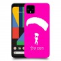 צניחה חופשית כיסוי מגן קשיח בעיצוב אישי עם השם שלך ל Google Pixel 4 יחידה אחת סקרין מובייל