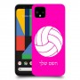 כדורעף - כדור כיסוי מגן קשיח בעיצוב אישי עם השם שלך ל Google Pixel 4 יחידה אחת סקרין מובייל