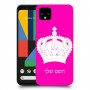 כתר מלכותי כיסוי מגן קשיח בעיצוב אישי עם השם שלך ל Google Pixel 4 יחידה אחת סקרין מובייל