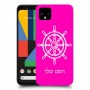 הגה - קפטן - ים כיסוי מגן קשיח בעיצוב אישי עם השם שלך ל Google Pixel 4 יחידה אחת סקרין מובייל