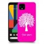 עץ כיסוי מגן קשיח בעיצוב אישי עם השם שלך ל Google Pixel 4 יחידה אחת סקרין מובייל