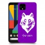 זאב כיסוי מגן קשיח בעיצוב אישי עם השם שלך ל Google Pixel 4 יחידה אחת סקרין מובייל