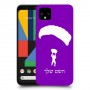 צניחה חופשית כיסוי מגן קשיח בעיצוב אישי עם השם שלך ל Google Pixel 4 יחידה אחת סקרין מובייל