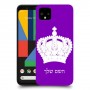 כתר מלכותי כיסוי מגן קשיח בעיצוב אישי עם השם שלך ל Google Pixel 4 יחידה אחת סקרין מובייל