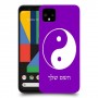 סמל יינג יאנג - סין כיסוי מגן קשיח בעיצוב אישי עם השם שלך ל Google Pixel 4 יחידה אחת סקרין מובייל