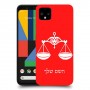 מאזניים כיסוי מגן קשיח בעיצוב אישי עם השם שלך ל Google Pixel 4 יחידה אחת סקרין מובייל