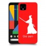 סמוראי כיסוי מגן קשיח בעיצוב אישי עם השם שלך ל Google Pixel 4 יחידה אחת סקרין מובייל
