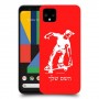 ילד סקייטבורד כיסוי מגן קשיח בעיצוב אישי עם השם שלך ל Google Pixel 4 יחידה אחת סקרין מובייל