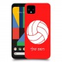 כדורעף - כדור כיסוי מגן קשיח בעיצוב אישי עם השם שלך ל Google Pixel 4 יחידה אחת סקרין מובייל