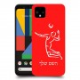 שחקן כדורעף כיסוי מגן קשיח בעיצוב אישי עם השם שלך ל Google Pixel 4 יחידה אחת סקרין מובייל