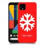 שלג כיסוי מגן קשיח בעיצוב אישי עם השם שלך ל Google Pixel 4 יחידה אחת סקרין מובייל
