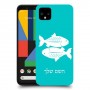 דגים כיסוי מגן קשיח בעיצוב אישי עם השם שלך ל Google Pixel 4 יחידה אחת סקרין מובייל