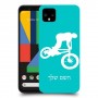 רוכב אופניים ב.מ.אקס כיסוי מגן קשיח בעיצוב אישי עם השם שלך ל Google Pixel 4 יחידה אחת סקרין מובייל