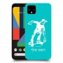 ילד סקייטבורד כיסוי מגן קשיח בעיצוב אישי עם השם שלך ל Google Pixel 4 יחידה אחת סקרין מובייל