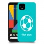 כדורגל - כדור כיסוי מגן קשיח בעיצוב אישי עם השם שלך ל Google Pixel 4 יחידה אחת סקרין מובייל