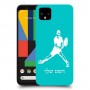 שחקן טניס כיסוי מגן קשיח בעיצוב אישי עם השם שלך ל Google Pixel 4 יחידה אחת סקרין מובייל