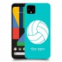 כדורעף - כדור כיסוי מגן קשיח בעיצוב אישי עם השם שלך ל Google Pixel 4 יחידה אחת סקרין מובייל