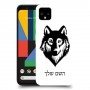 זאב כיסוי מגן קשיח בעיצוב אישי עם השם שלך ל Google Pixel 4 יחידה אחת סקרין מובייל