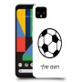 כדורגל - כדור כיסוי מגן קשיח בעיצוב אישי עם השם שלך ל Google Pixel 4 יחידה אחת סקרין מובייל