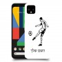 שחקן כדורגל כיסוי מגן קשיח בעיצוב אישי עם השם שלך ל Google Pixel 4 יחידה אחת סקרין מובייל