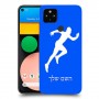 רץ כיסוי מגן קשיח בעיצוב אישי עם השם שלך ל Google Pixel 4a יחידה אחת סקרין מובייל