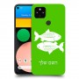 דגים כיסוי מגן קשיח בעיצוב אישי עם השם שלך ל Google Pixel 4a יחידה אחת סקרין מובייל