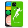 רץ כיסוי מגן קשיח בעיצוב אישי עם השם שלך ל Google Pixel 4a יחידה אחת סקרין מובייל