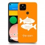 דגים כיסוי מגן קשיח בעיצוב אישי עם השם שלך ל Google Pixel 4a יחידה אחת סקרין מובייל
