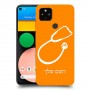 רופא סטטוסקופ כיסוי מגן קשיח בעיצוב אישי עם השם שלך ל Google Pixel 4a יחידה אחת סקרין מובייל