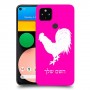 תרנגול כיסוי מגן קשיח בעיצוב אישי עם השם שלך ל Google Pixel 4a יחידה אחת סקרין מובייל