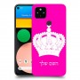 כתר מלכותי כיסוי מגן קשיח בעיצוב אישי עם השם שלך ל Google Pixel 4a יחידה אחת סקרין מובייל